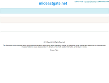 Tablet Screenshot of mideastgate.net